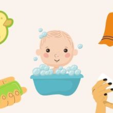 Купание новорожденного